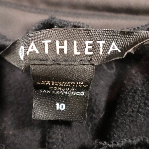 Athleta Après Ski Down Jogger Pants - Black - Women's Size 10 quilted down - Picture 3 of 13